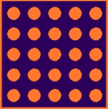 purple square holes